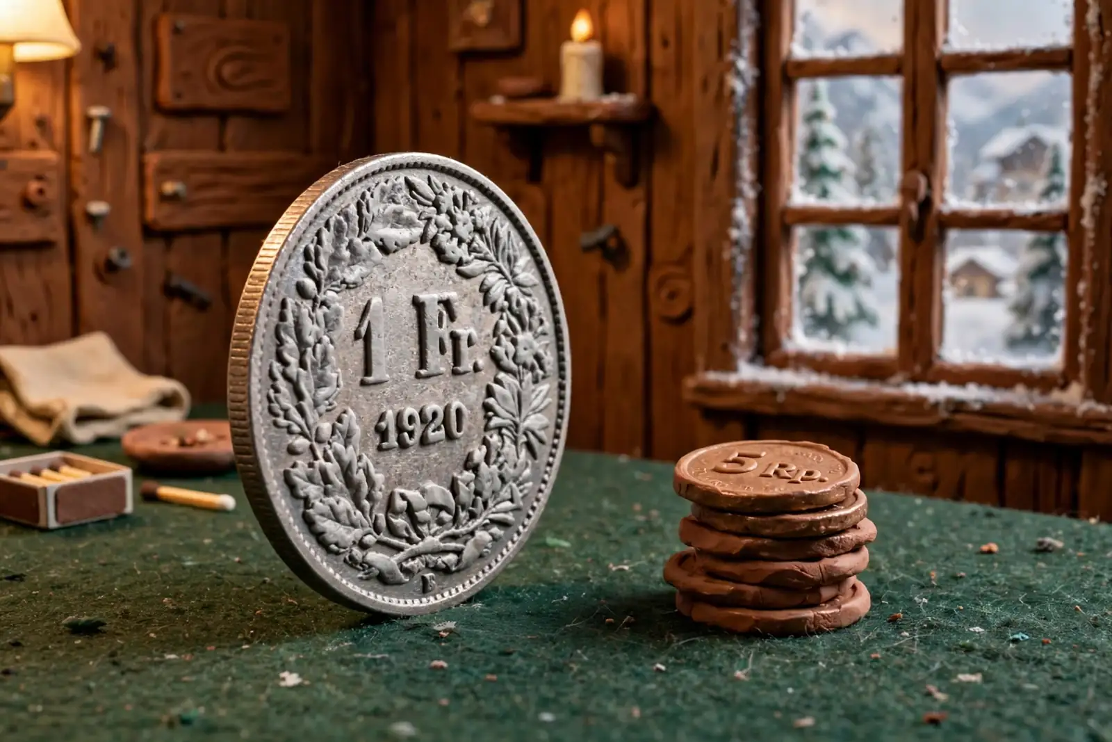 Slots mit 1 und 5 Rappen sowie 1 Euro in der Schweiz